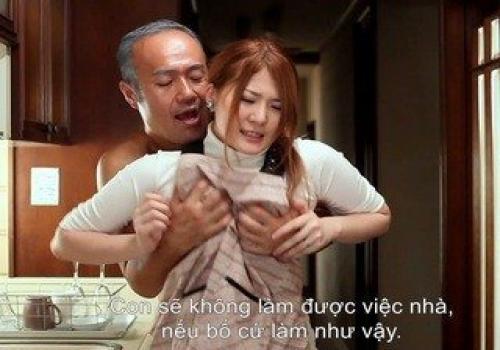 Con dâu ngoan bị bố chồng giữ lại địt tới tấp